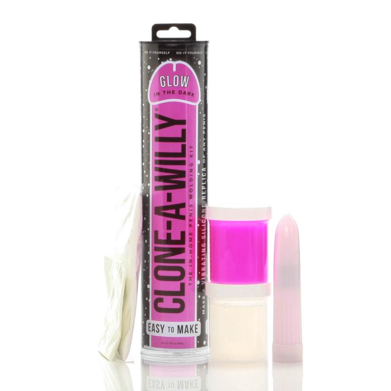 Clone-A-Willy Kit - Glow-in-the-Dark - Fel Roze 6