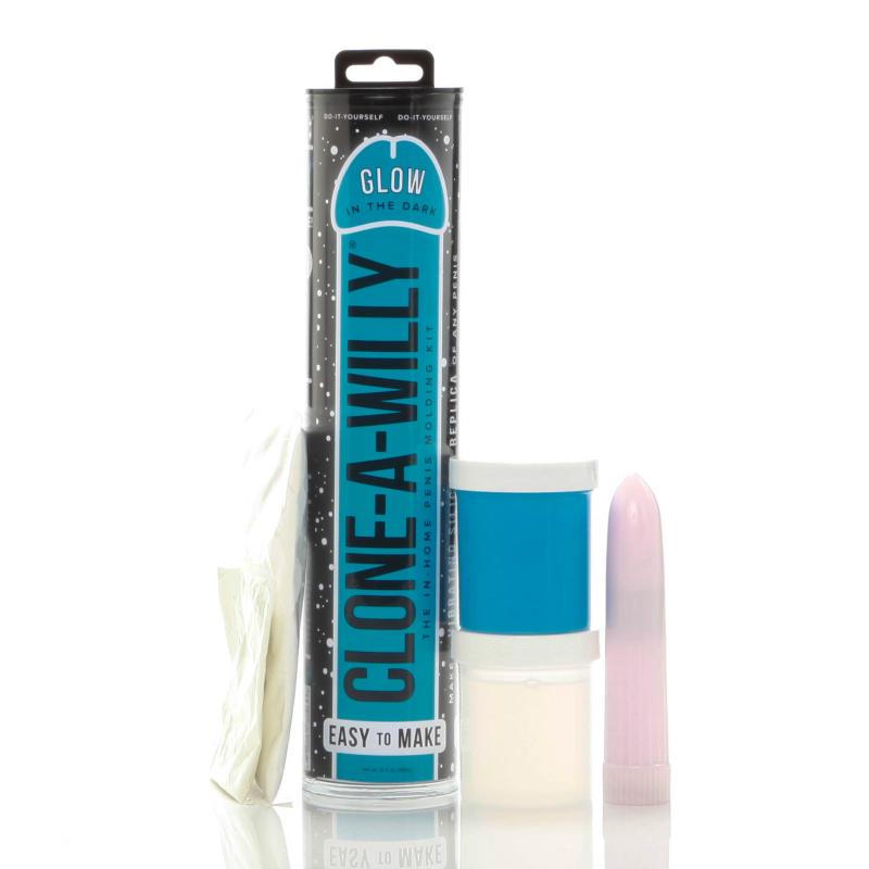 Clone-A-Willy - Kit Glow-in-the-Dark Blue 7
