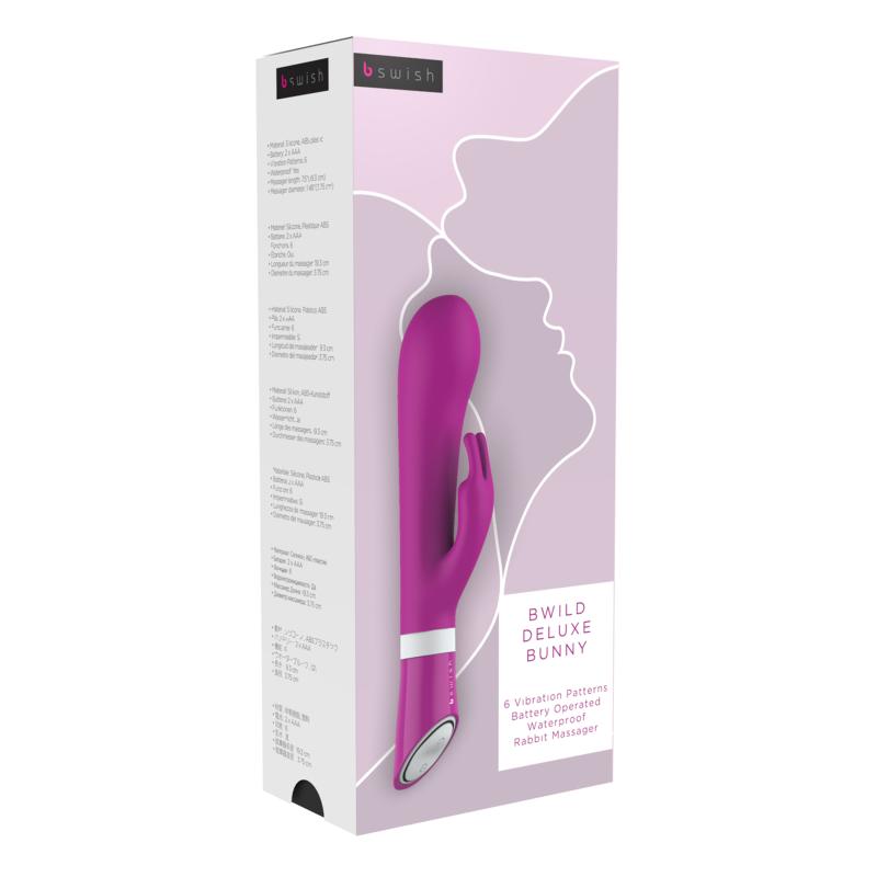 Thumbnail - B Swish - bwild Deluxe Bunny Rabbit Vibrator Raspberry