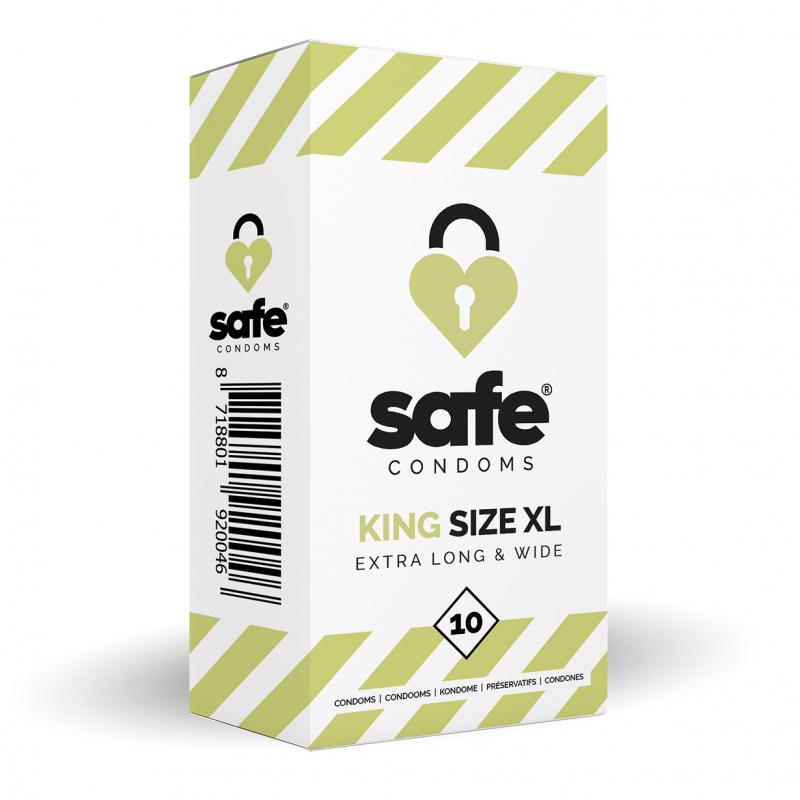 SAFE - Preservativos - Tamaño XL - 10 unidades