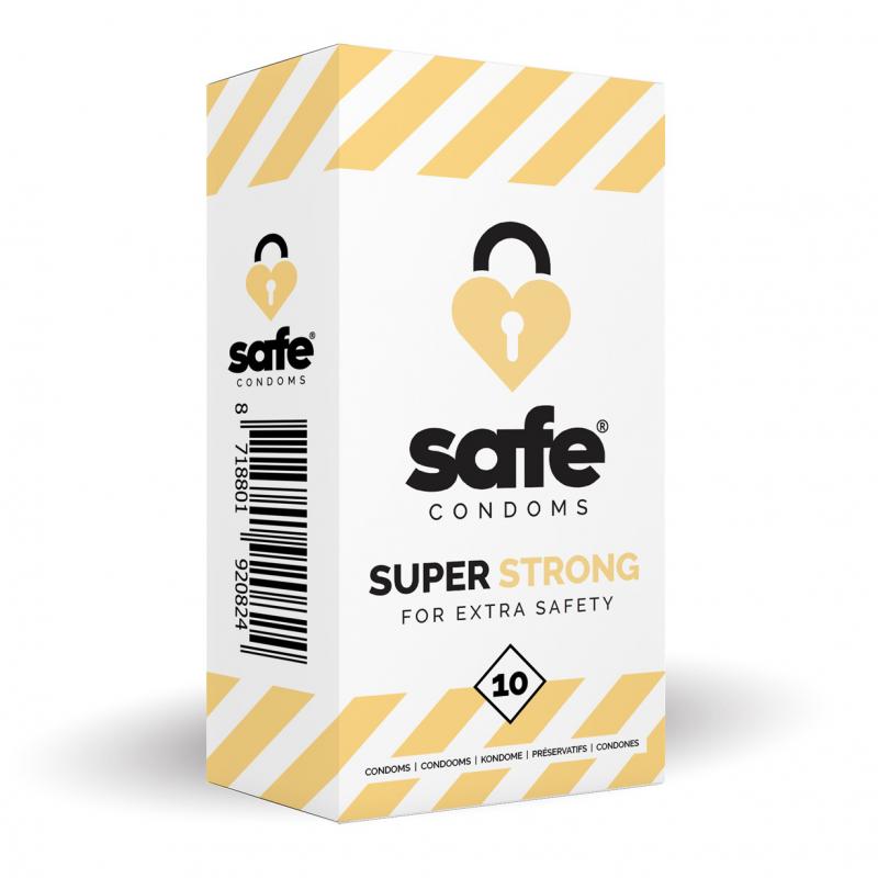 SAFE - Preservativos - Muy fuertes - 10 unidades
