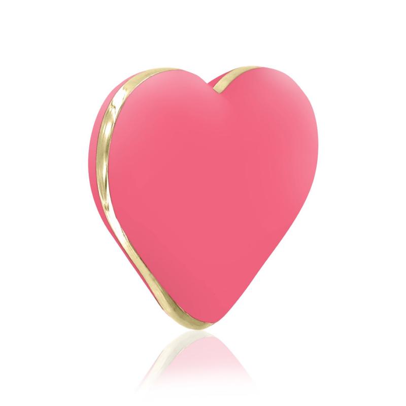 RS - Icons - Heart Vibe Vibrator - Koraalroze