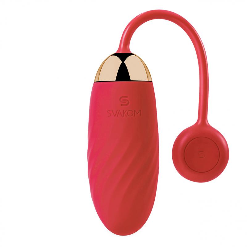 Svakom - Huevo vibrador controlado por la aplicación Ella - Rojo