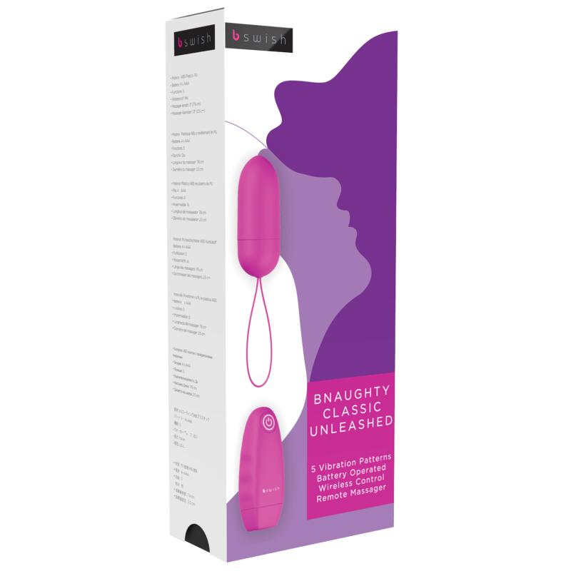 - bnaughty Classic Unleashed Vibrating Bullet Cerise 2