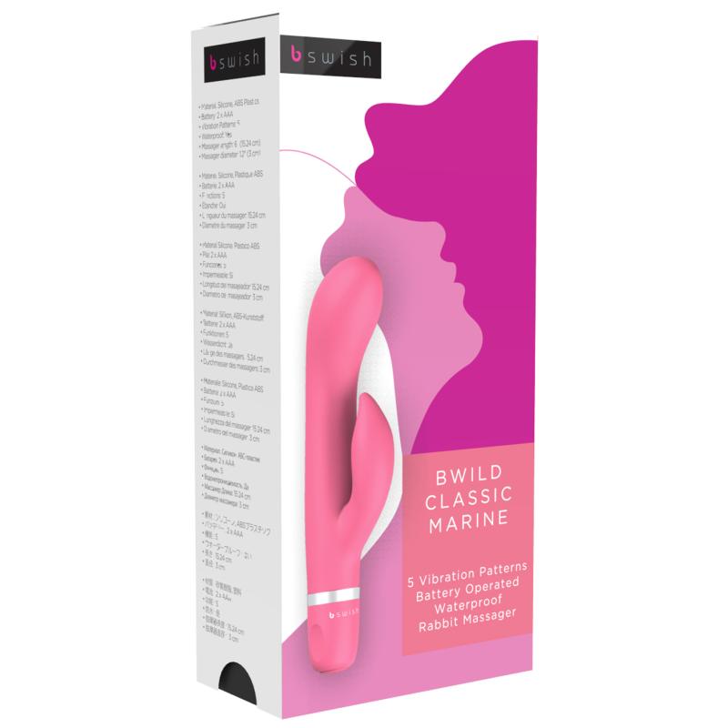 B Swish  bwild Classic Marine Rabbit Vibrator Guava