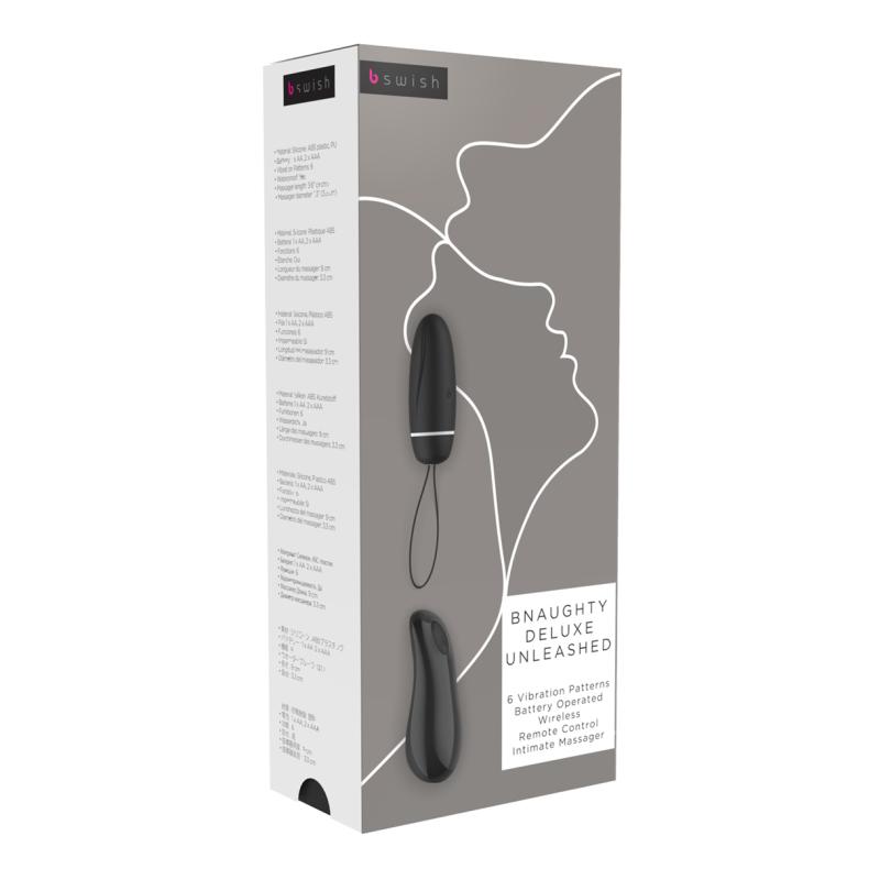 - bnaughty Deluxe Unleashed Vibromasseur Bullet - Noir 5