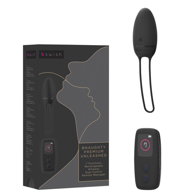 - bnaughty Premium Unleashed Vibrating Egg Noir 5