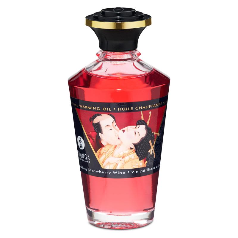 - Huile Chauffante Aphrodisiaque Vin de Fraise 100 ml 8