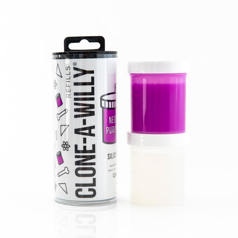 Clone-A-Willy - Refill Neon Purple Silicone 4