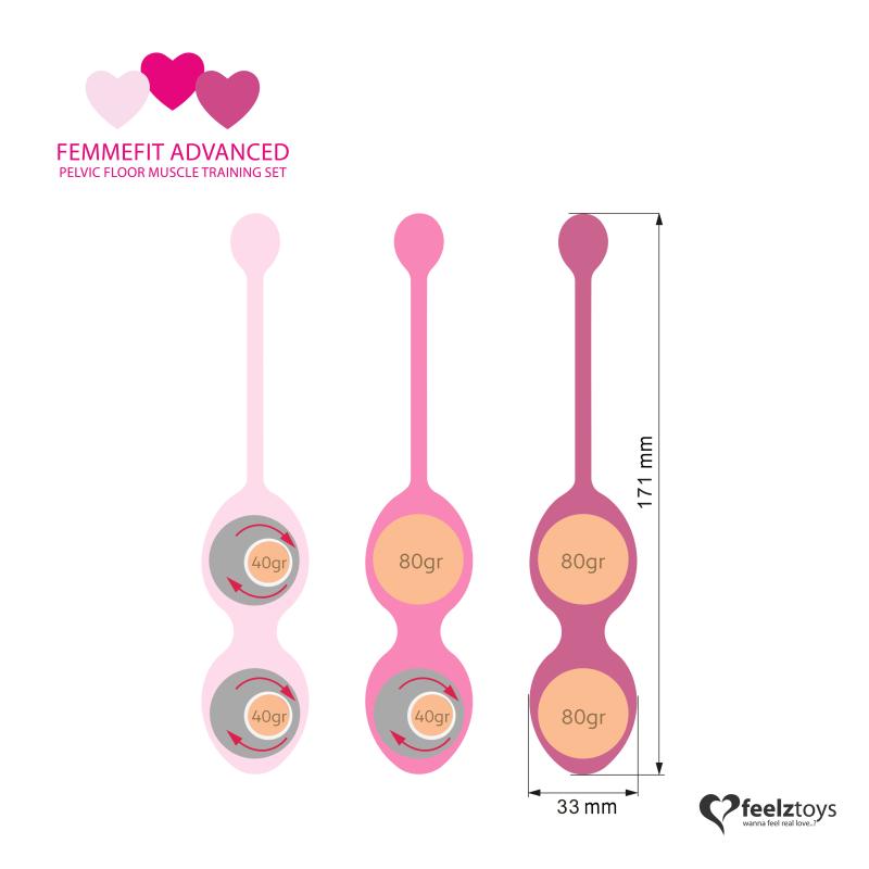 FeelzToys – FemmeFit Kit d’Entraînement Kegel – 3 Pièces 4