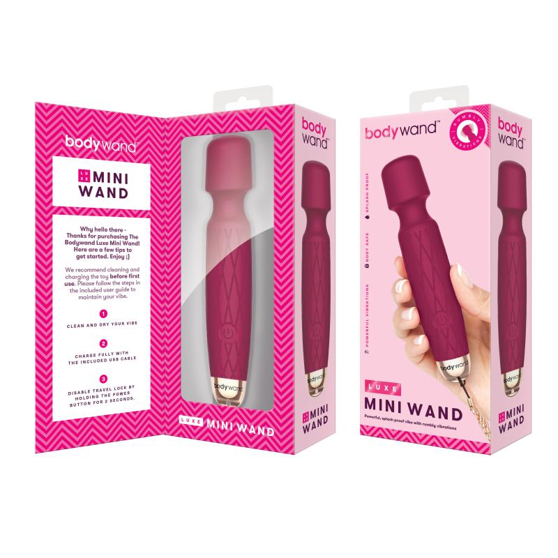 Bodywand - Luxe Mini USB Wand Vibrator Pink 2