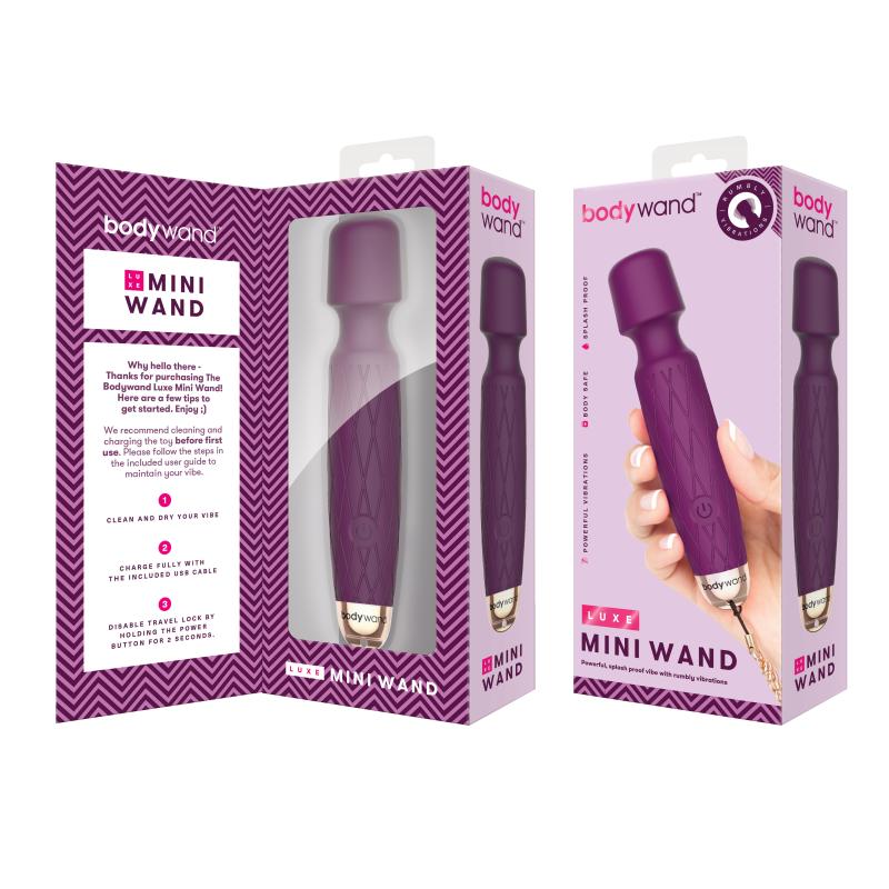 Bodywand - Luxe Mini USB Wand Vibrator Purple 2