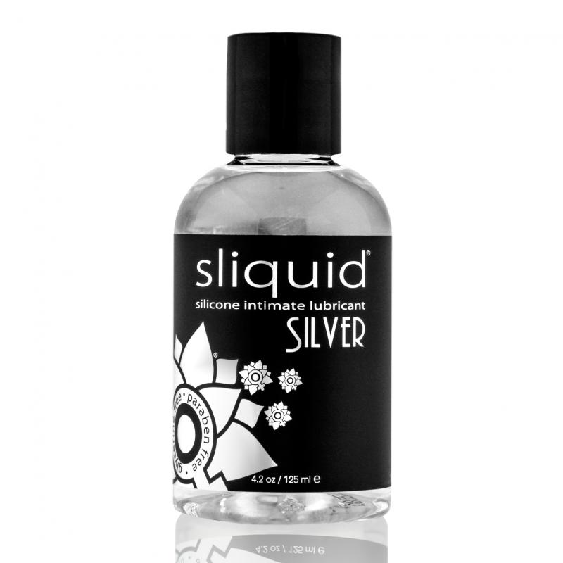 Lubricante a base de silicona de plata Natural Sliquid - 125 ml