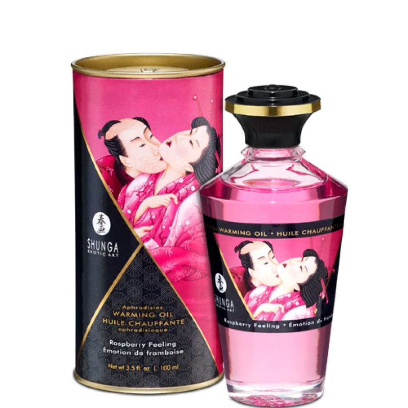 Image of Shunga - Aphrodisierendes Wärmendes Öl Himbeere 100 ml