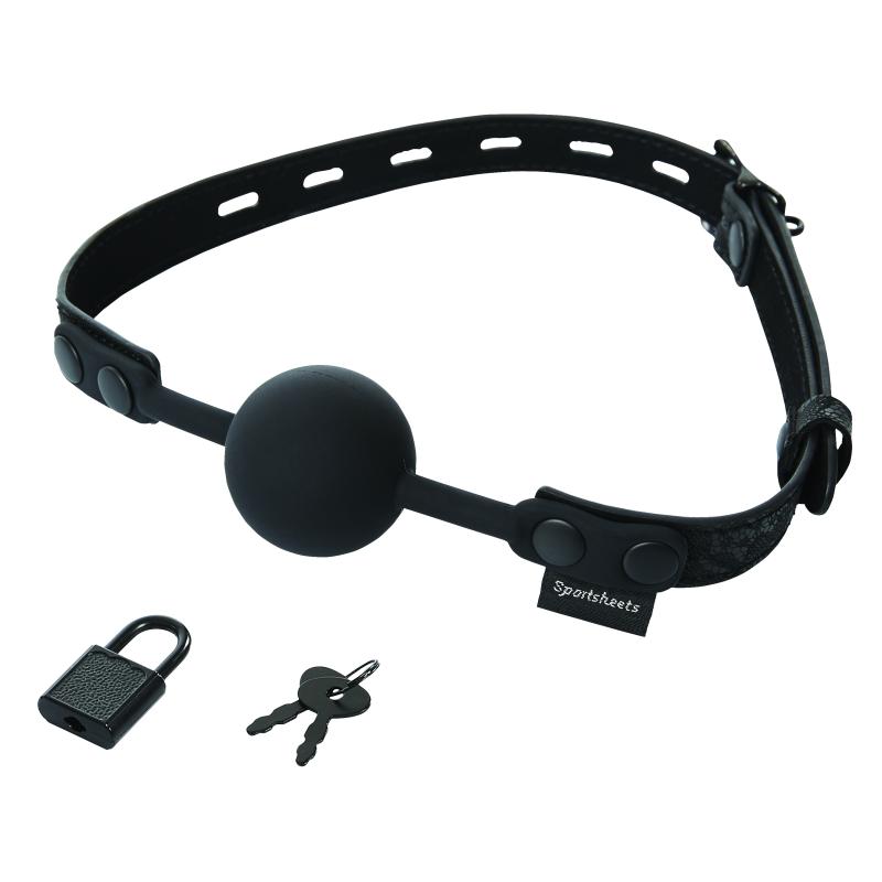 - Sincerely Locking Lace Silicone Ball Gag 3