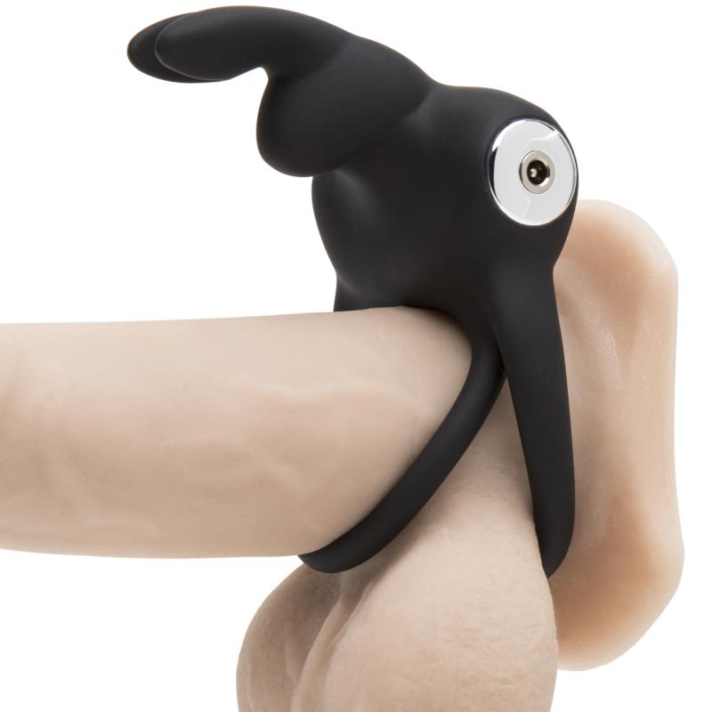 Thumbnail - Happy Rabbit – Stimulating Rabbit Penisring – Schwarz