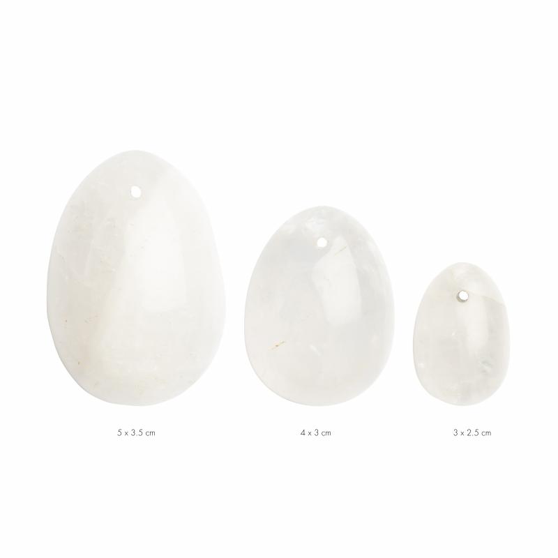 La Gemmes - Conjunto Yoni Egg de tres piezas - Rock Crystal