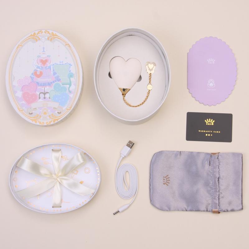 - Baby Heart Personal Massager Vanilla White 3