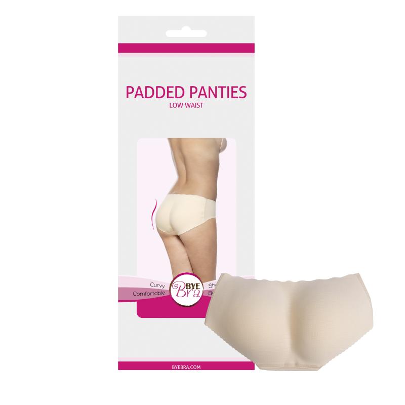 Thumbnail - Bye Bra - Padded Panties Low Waist Beige S