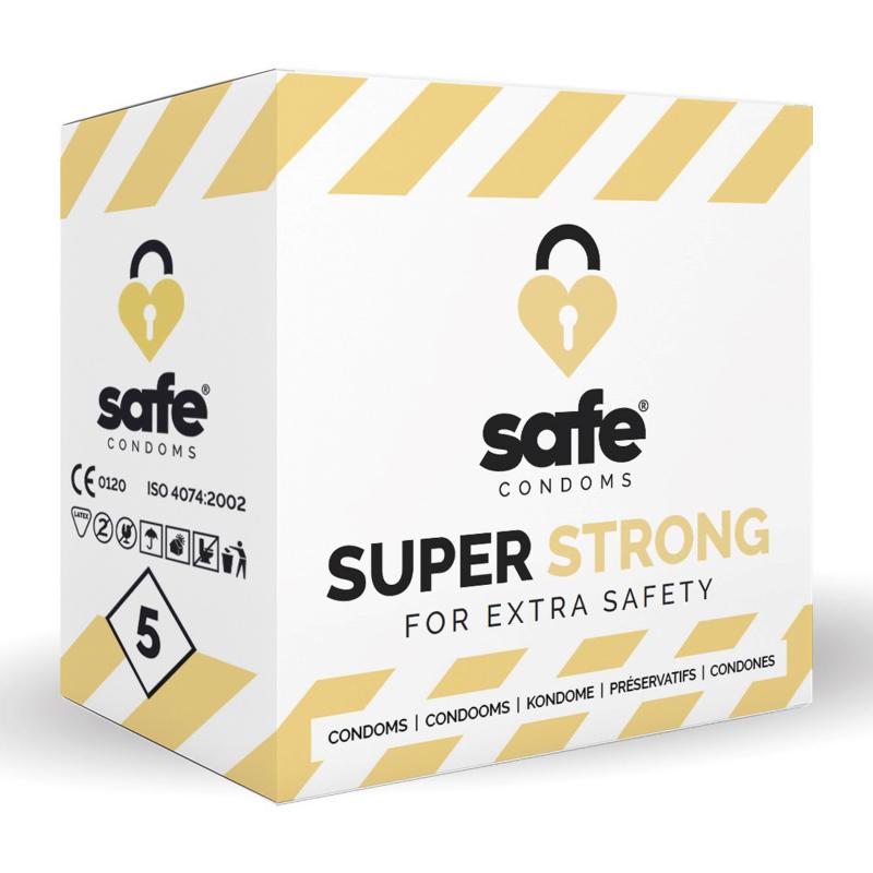 SAFE - Preservativos - Muy fuertes - 5 unidades