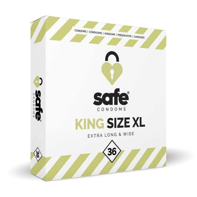 SAFE - Preservativos - Tamaño XL - 36 unidades