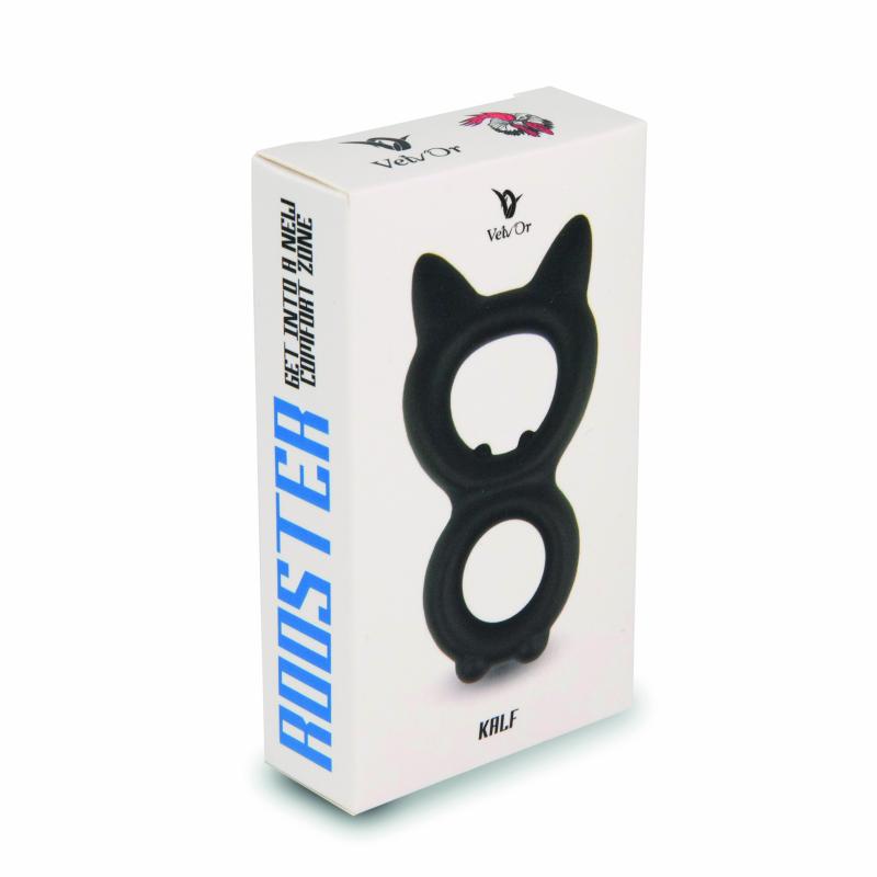 Velv'Or - Rooster Kalf Cat Shaped Cock Ring Design 2