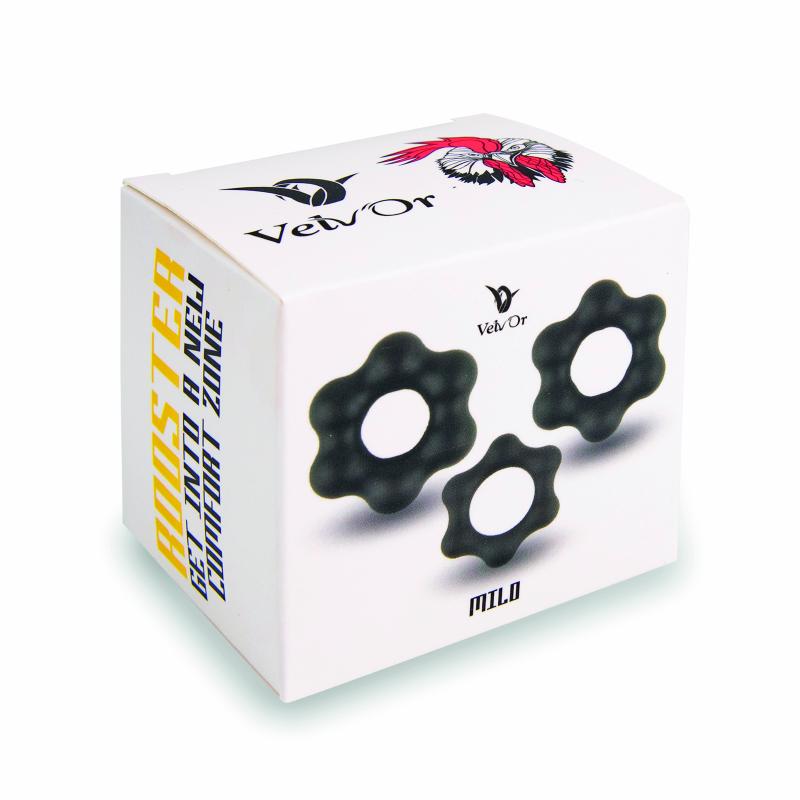 Velv'Or - Rooster Milo Pack Set of Robust Cock Rings 2