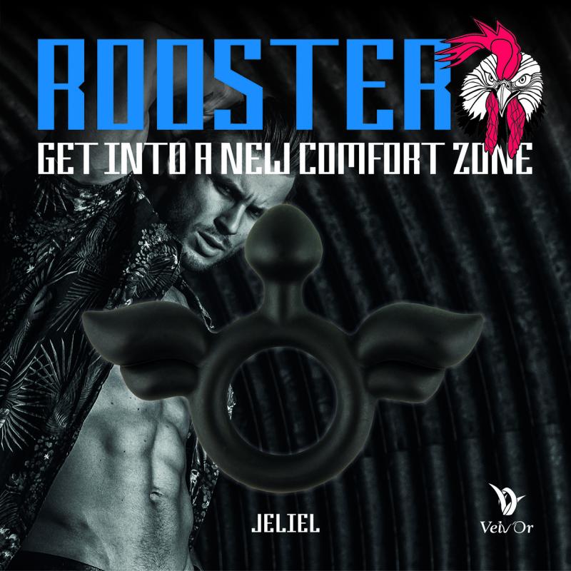 Velv'Or - Rooster Jeliel Angel Design Cock Ring 5