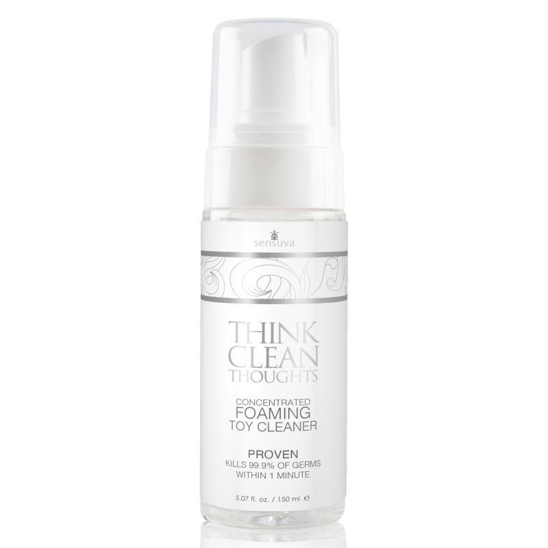Sensuva  Think Clean Thoughts Anti Bacterial Toy Cleaner Fo