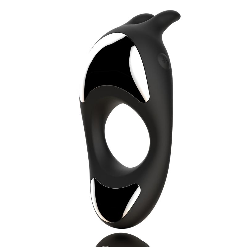 - Zeus Dual Vibe Cock Ring Black 3