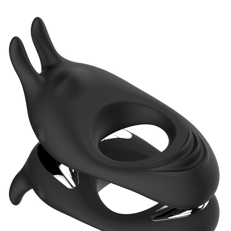 - Zeus Dual Vibe Cock Ring Black 4