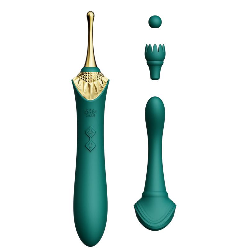 ZALO  Bess Clitoral Vibrator Turquoise Green