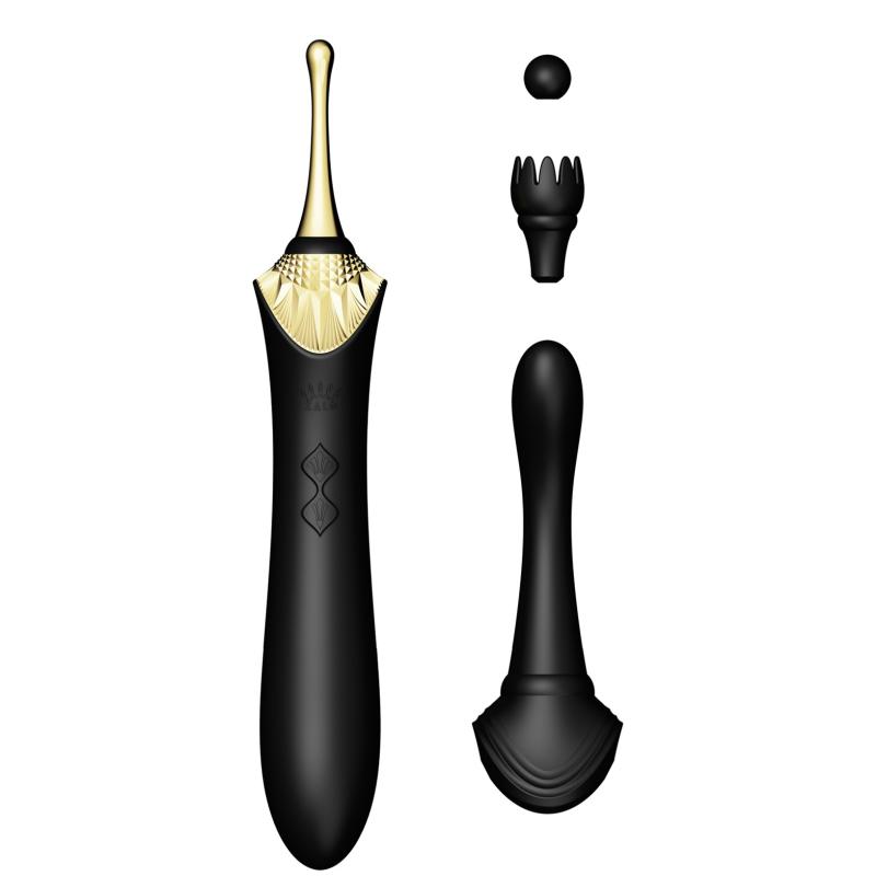 ZALO  Bess Clitoral Vibrator Obsidian Black