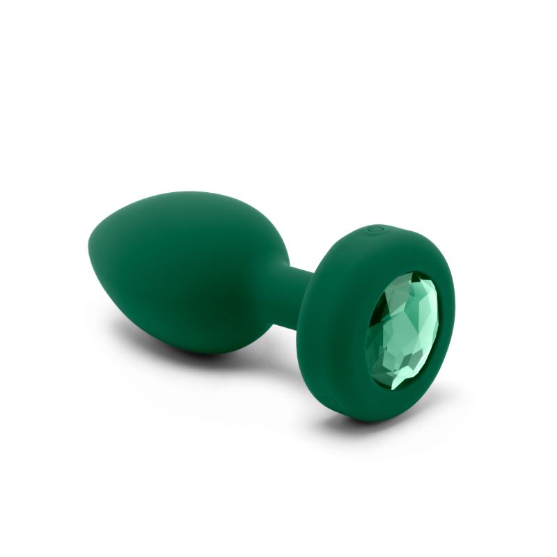 - Vibrating Jewel Plug M/L Emerald 2