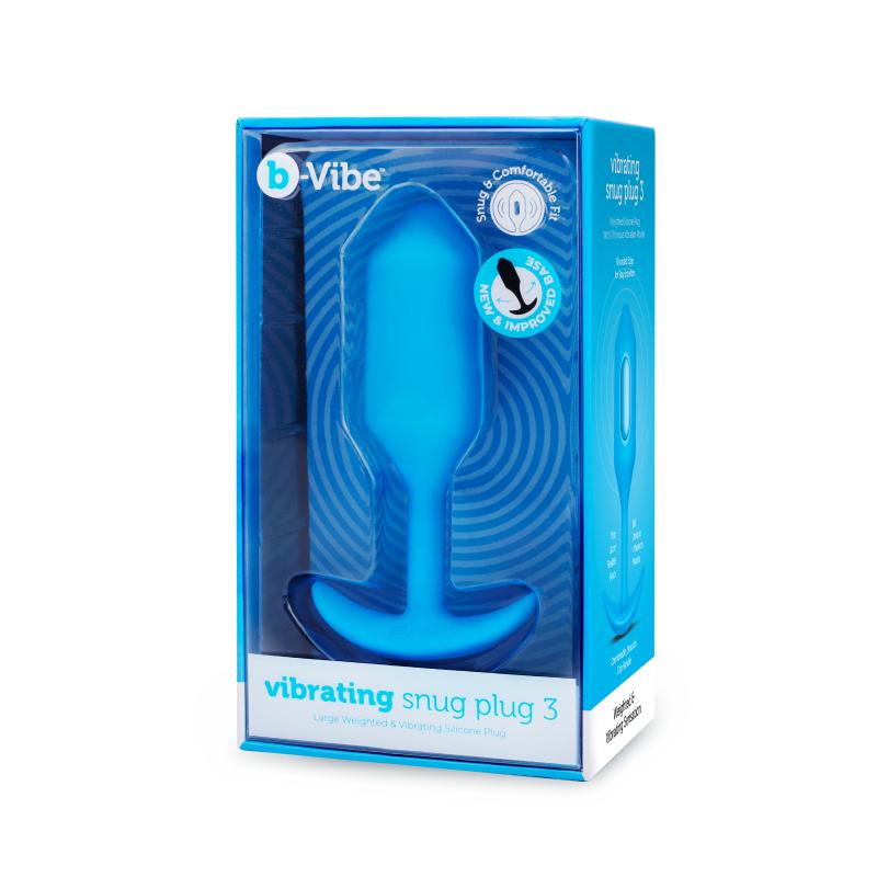 - Vibrating Snug Plug 3 (L) Blue 5