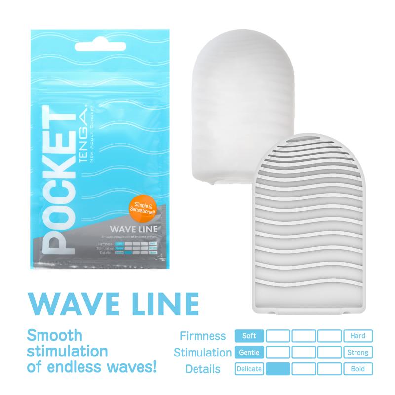 - Pocket Masturbateur - Wave Line 6