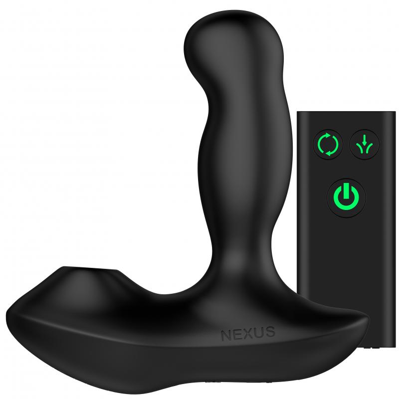 Nexus - Vibrador de próstata giratorio con estimulación por aire comprimido