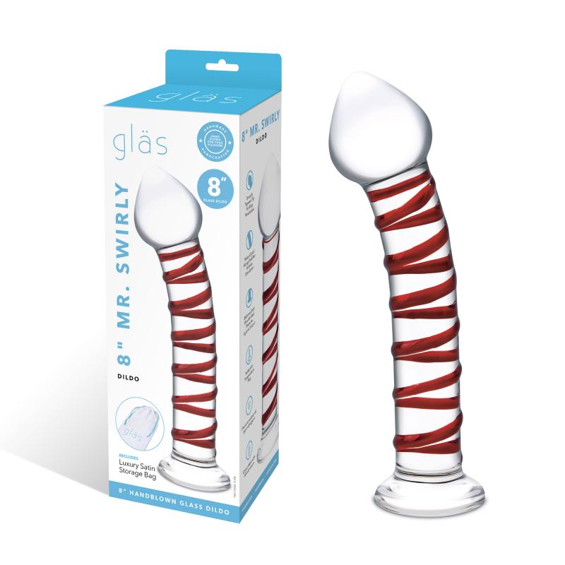 Glas - Mr. Swirly Dildo 20,3 cm 4