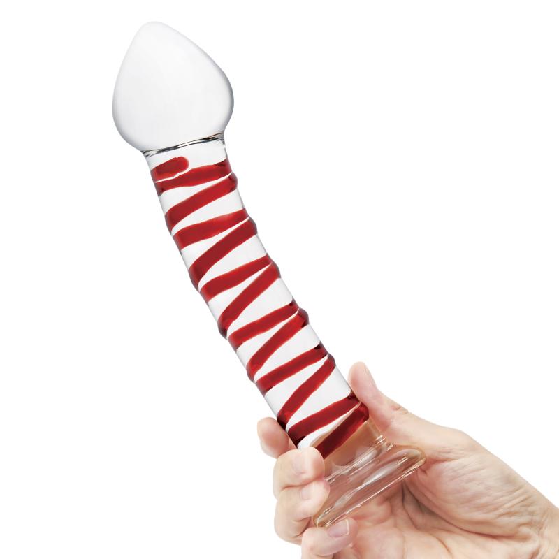 Glas - Mr. Swirly Dildo 20,3 cm 2