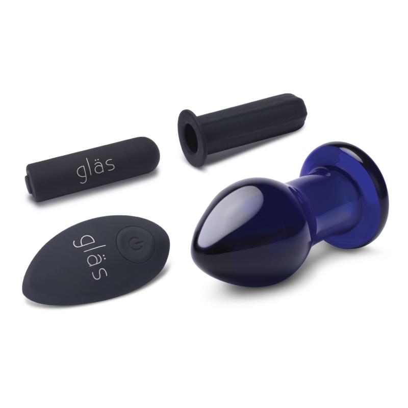 Glas - Rechargeable Remote Controlled Vibrating Butt Plug 4