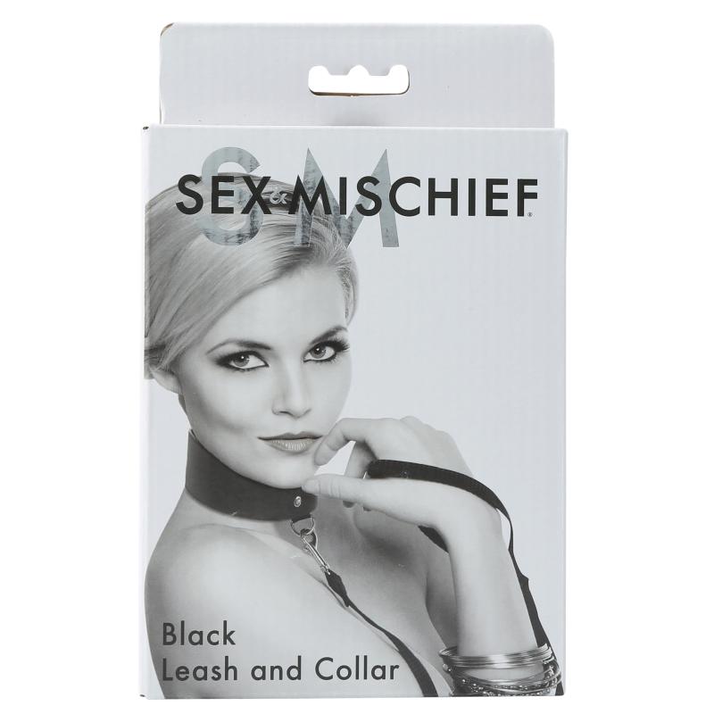 - Sex & Mischief Black Leash & Collar 2