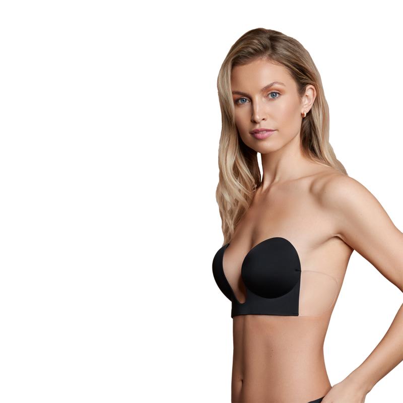 - Seamless U-Style Bra Cup A Black 3