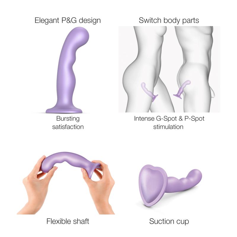 - Dildo Plug P&G Metallic Lilac L 4