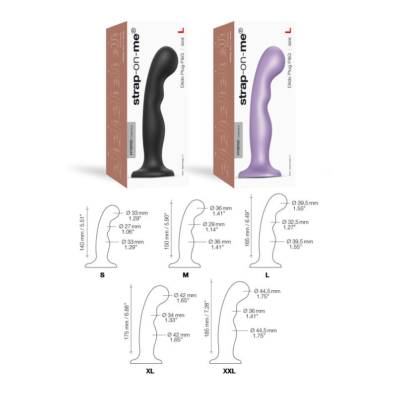- Dildo Plug P&G Metallic Lilac L 5