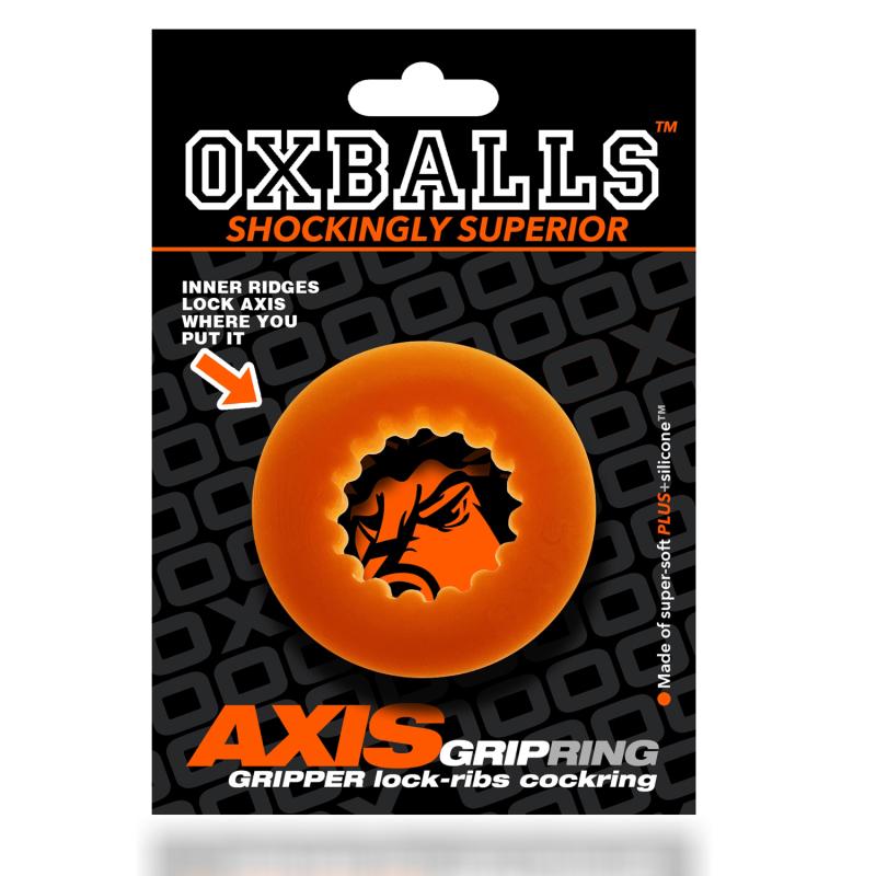 - Axis Rib Griphold Cockring Orange Ice 3