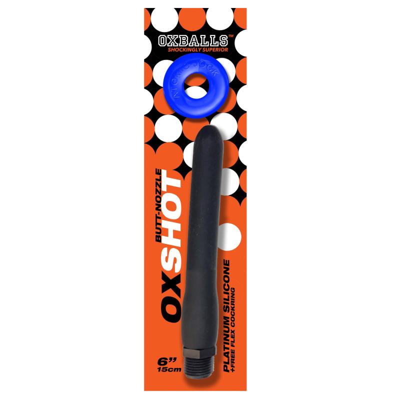 - Oxshot Butt-Nozzle Shower Hose 6 inch & Flex Cockring 2