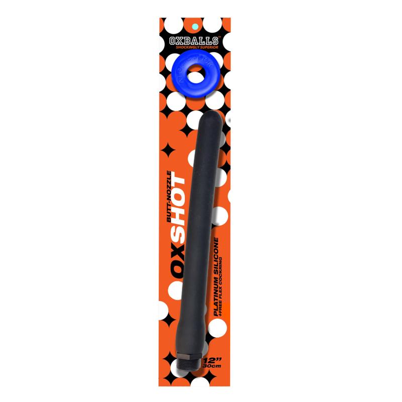 - Oxshot Butt-Nozzle Shower Hose 12 inch & Flex Cockring 2