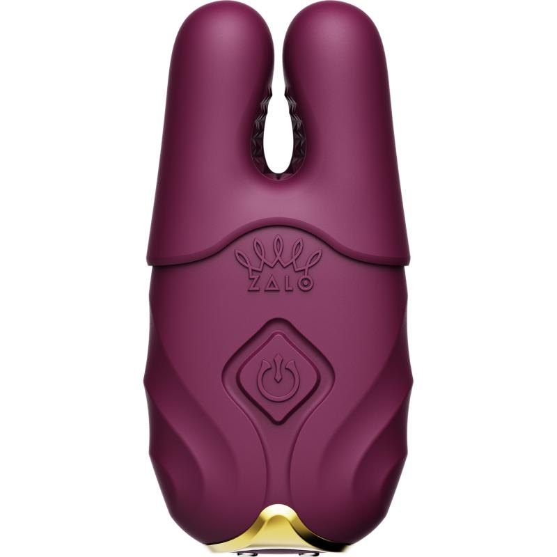 - Nave Wireless Vibrating Nipple Clamps Velvet Purple 2