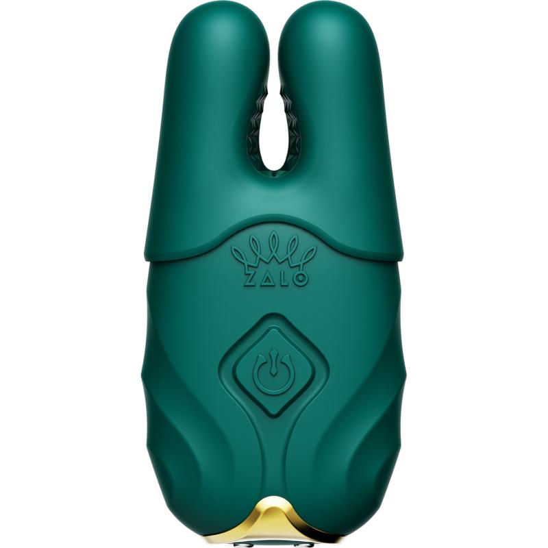 - Nave Wireless Vibrating Nipple Clamps Turquoise Green 3