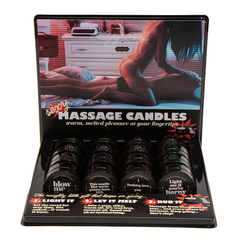 Kama Sutra - Mini Massage Candles (6-Pack) I Fcking Love You 2
